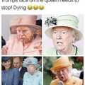 Whoever keeps photoshopping Trump's face on the queen needs to stop!