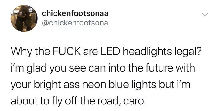 Blinded by the light - meme