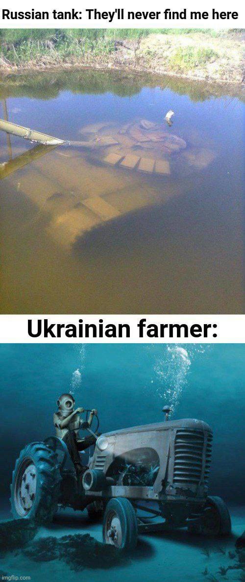 Russian tank's nightmare - meme