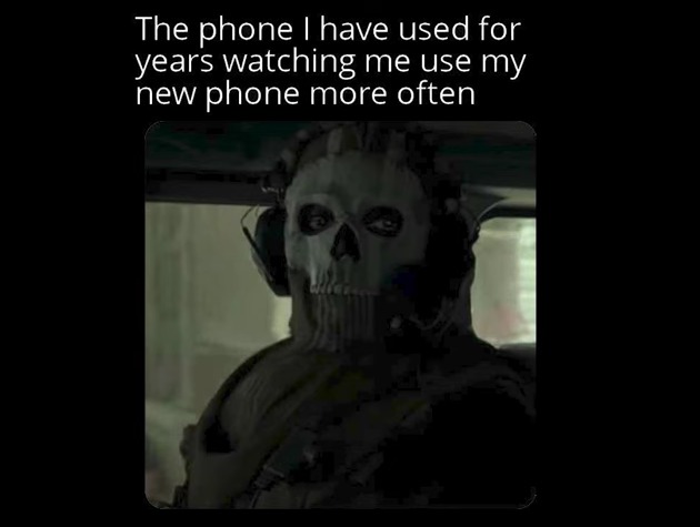The new phone - meme