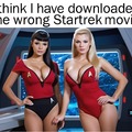I think I have downloaded the wrong Startrek movie