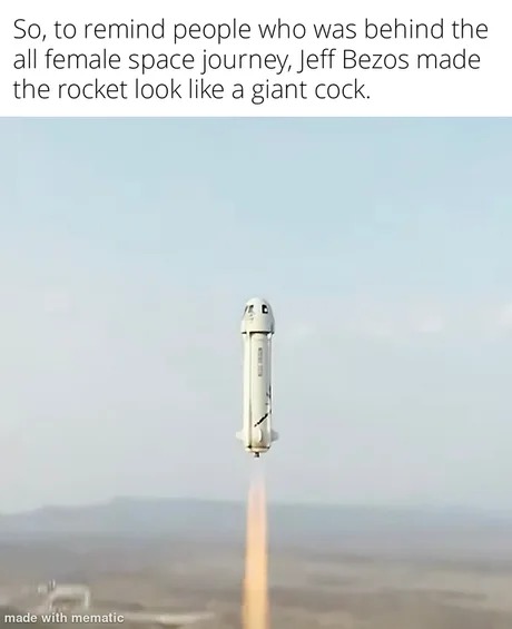 Blue Origin's rocket meme