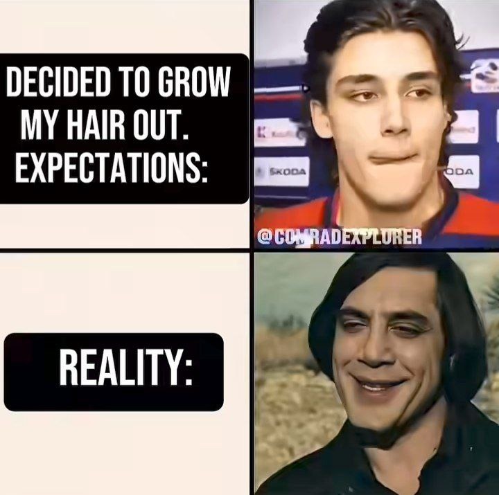hair dreams shattered - meme