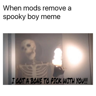 Spooktober mods - meme