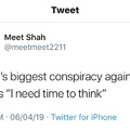 world’s biggest conspiracy