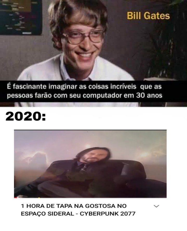 Tenho medo de quão longe a humanidade pode ir - meme