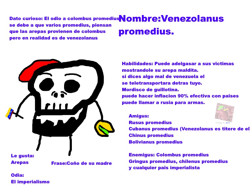 El siguente sera: Bolivianus promedius - meme