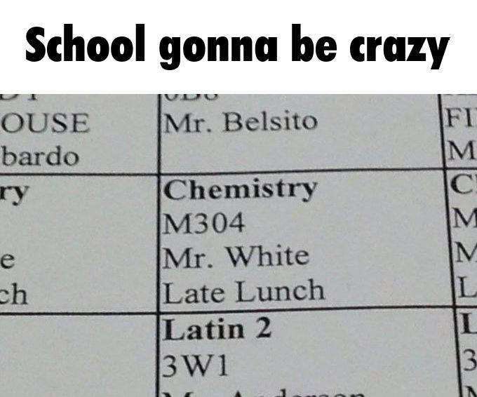 School Gona Be Crazy - meme