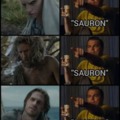 Cada personaje creemos que es Sauron