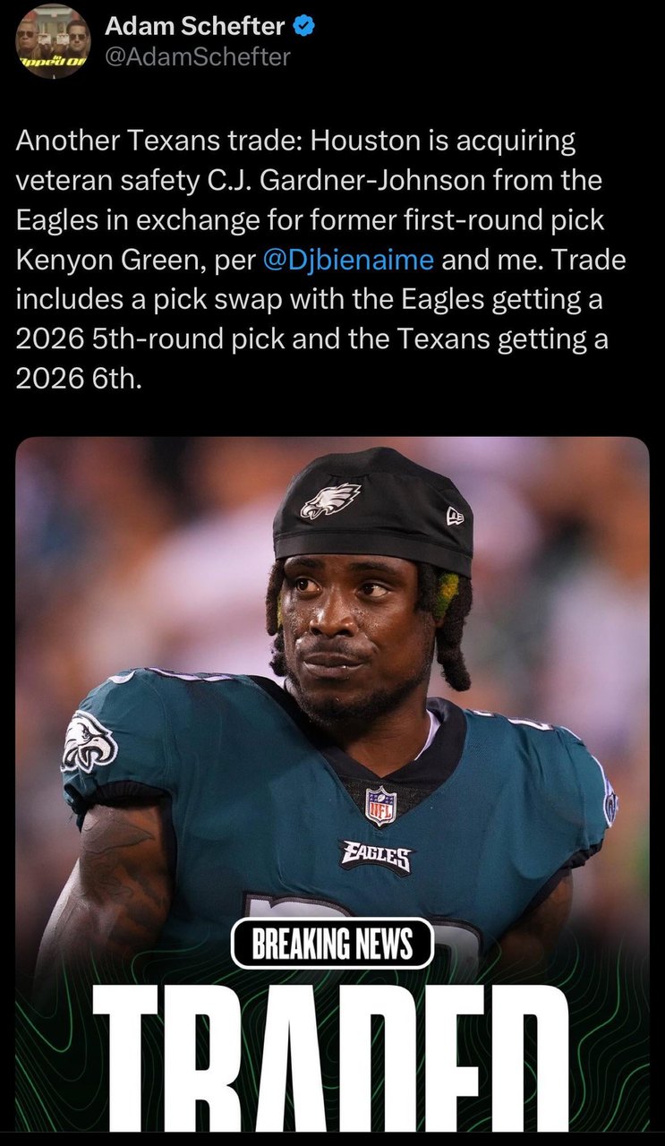 CJ Gardner Johnson trade meme