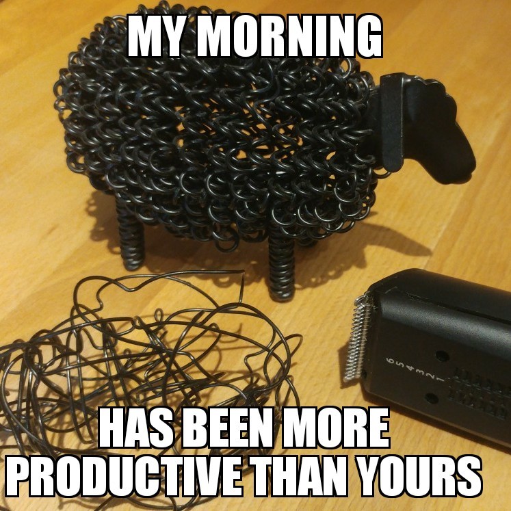 Productive morning - meme
