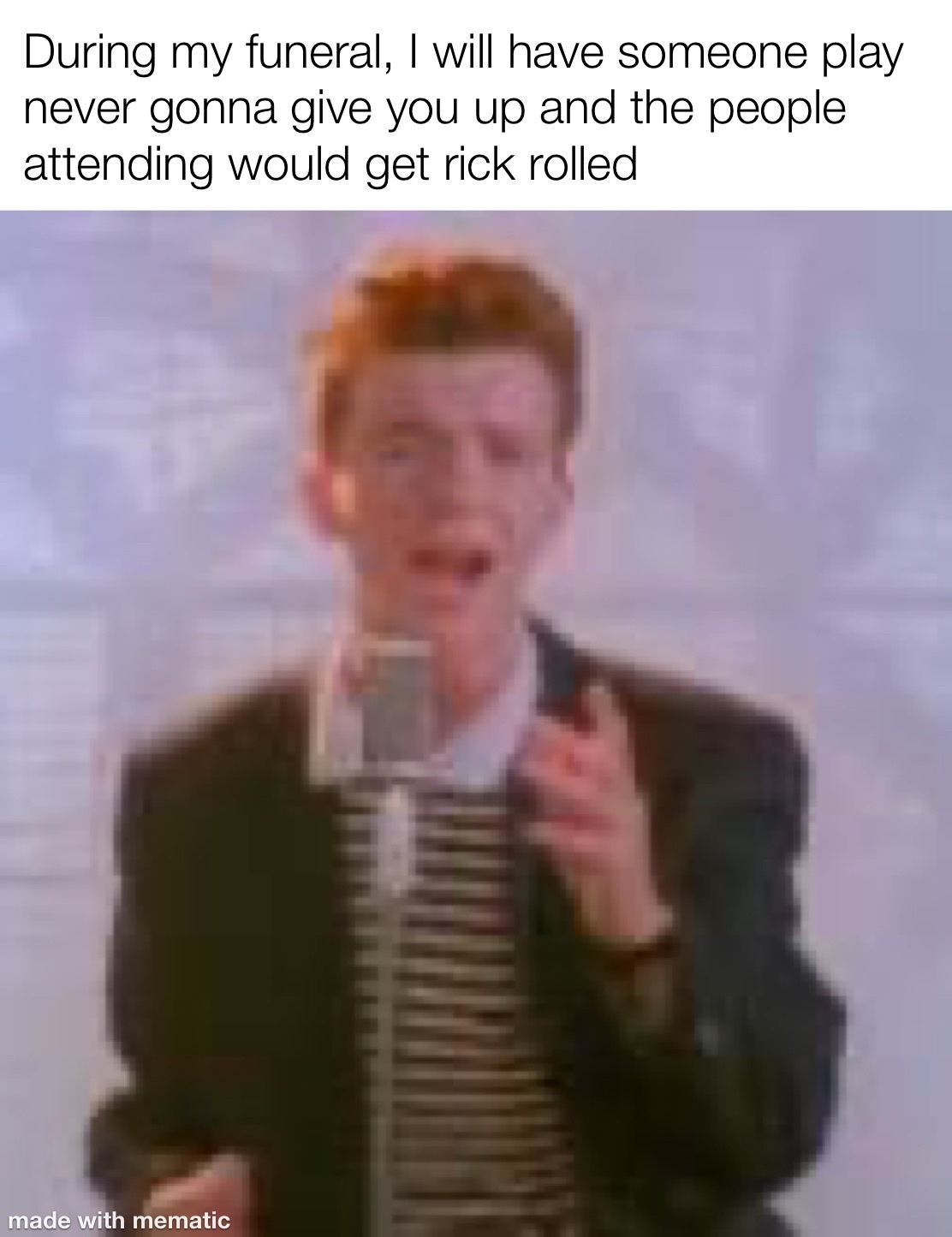 this is a rick roll - meme