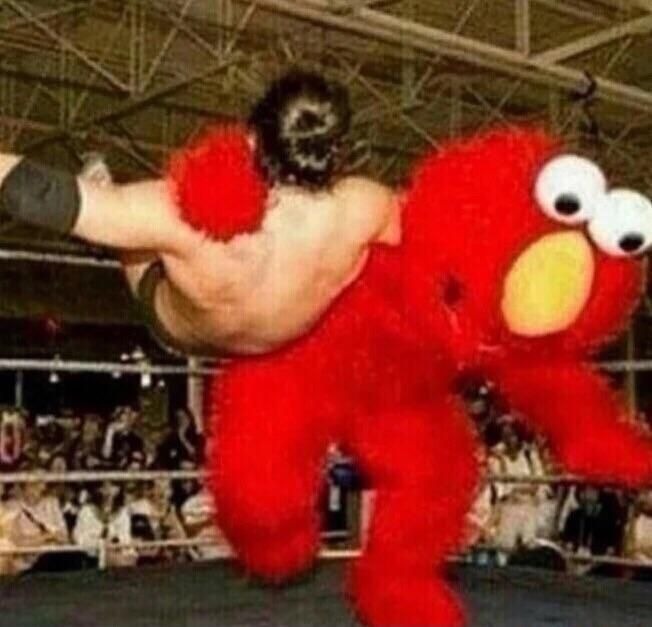 Elmo version chad - meme