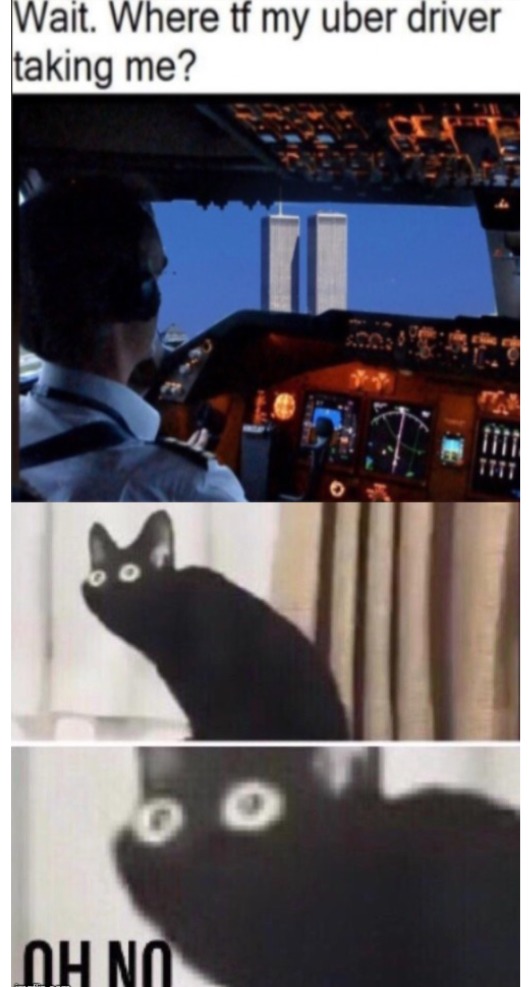 Flying uber - meme