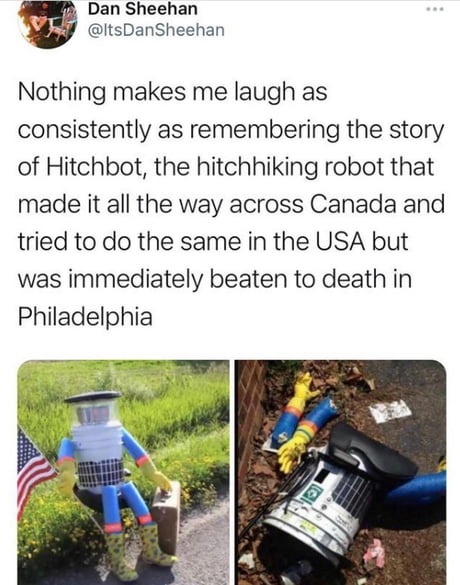 American Hitchbot - meme