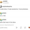 Potato noooooo!