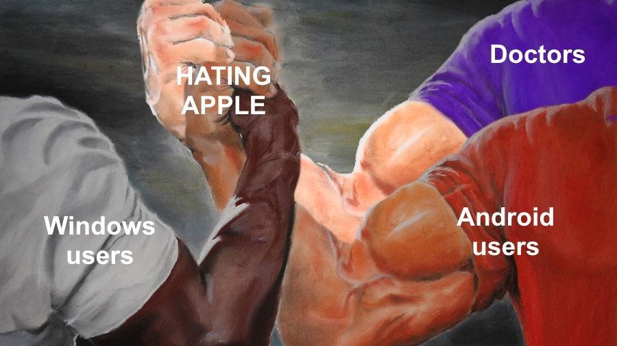 Because Apple sucks - meme