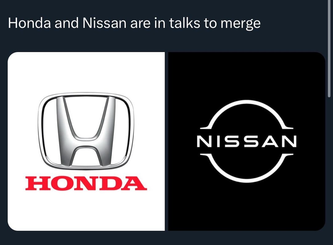 Honda and Nissan merge meme news