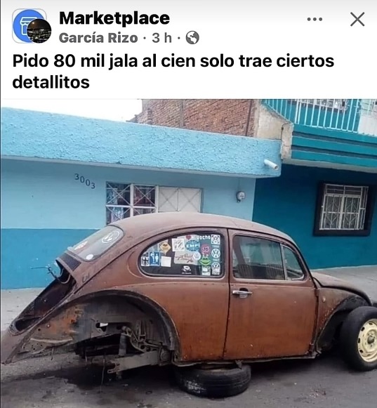 Unos pequeños golpes - meme