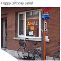 Happy birthday Jana