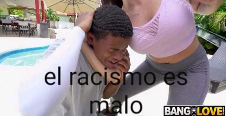 El racismo es malo - meme