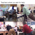 Teachers for helping