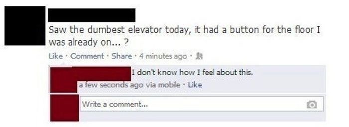 Say Something Dumb - Elevator buttons are confusing. - meme