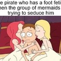 Pirate is sad