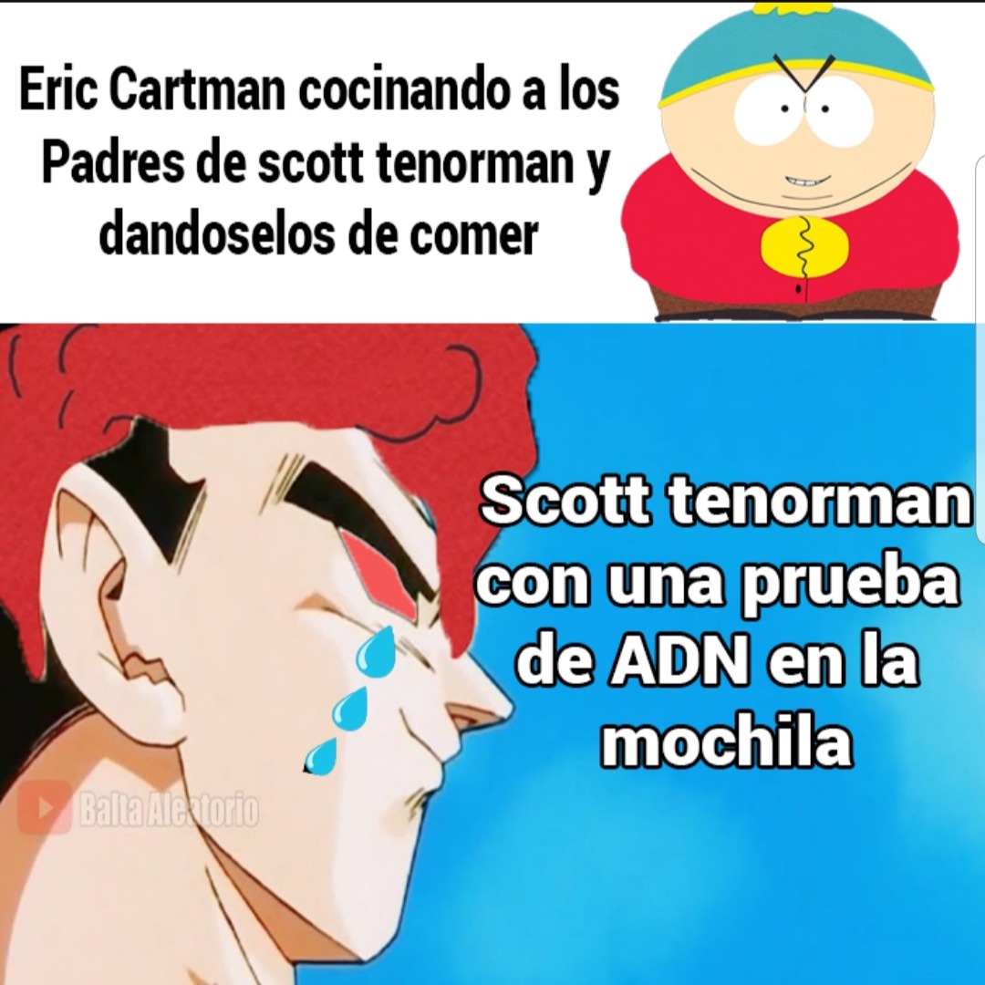 Quien iba a saber que Eric Cartman mató a su propio padre sin saberlo - meme