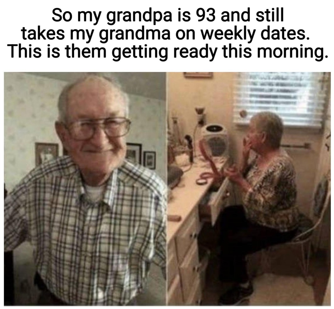What a great old man. - meme