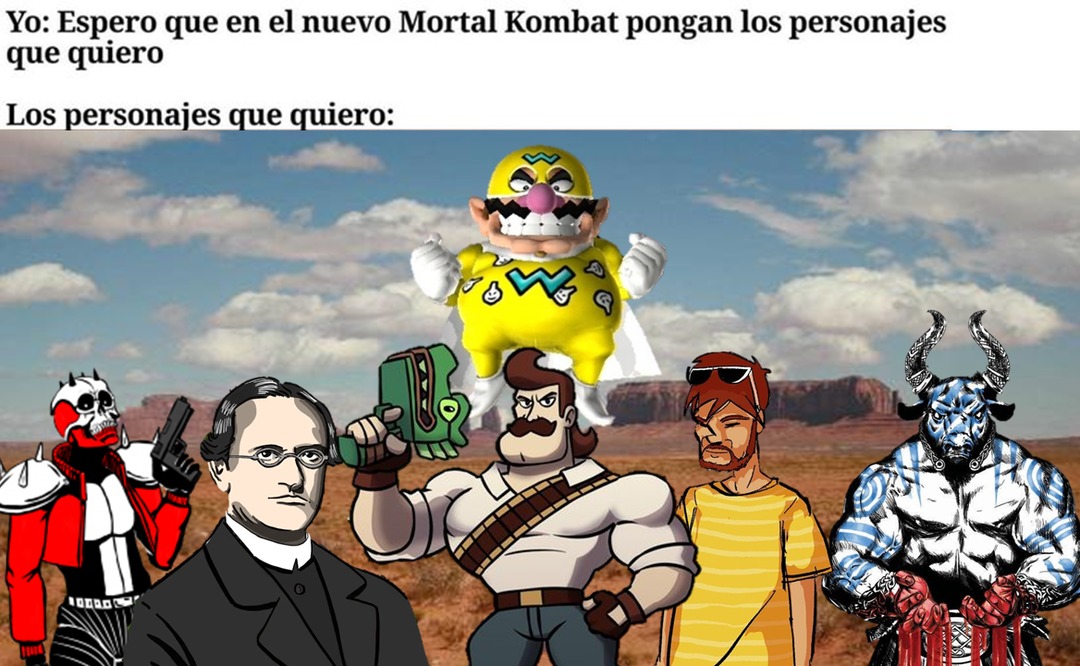 El nuevo DLC de Mortal Kombat - meme