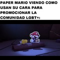 paper mario no sobrevivio a lo woke,nintendo of america apoya la diversidad y el lgbt y puso a vivian en el remake de paper mario la puerta milenaria como transgenero esto es muy lamentable,TE ODIO WOKES DE MIERDA