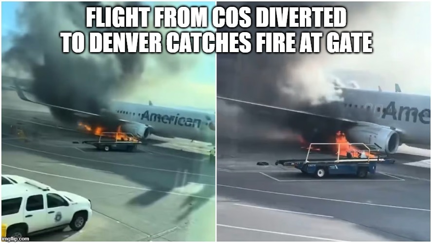 American Airlines fire meme