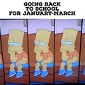 Back to school for January to March