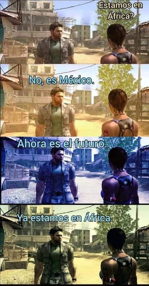 el color determina el lugar - meme