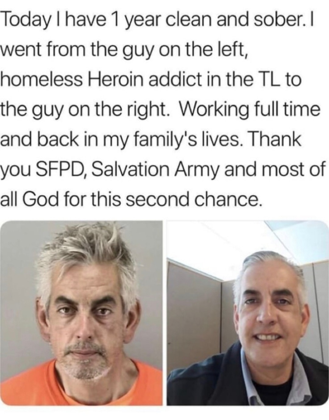 1 year sober. From rock bottom to redemption - meme