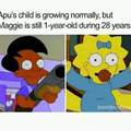 Cause it's Simpsons, not Apus