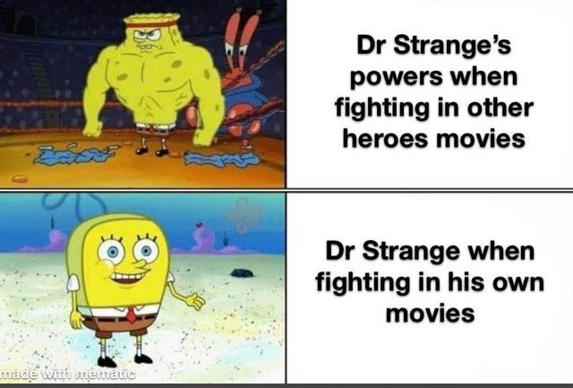 dr strange powers - meme