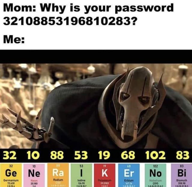 Awesome password - meme