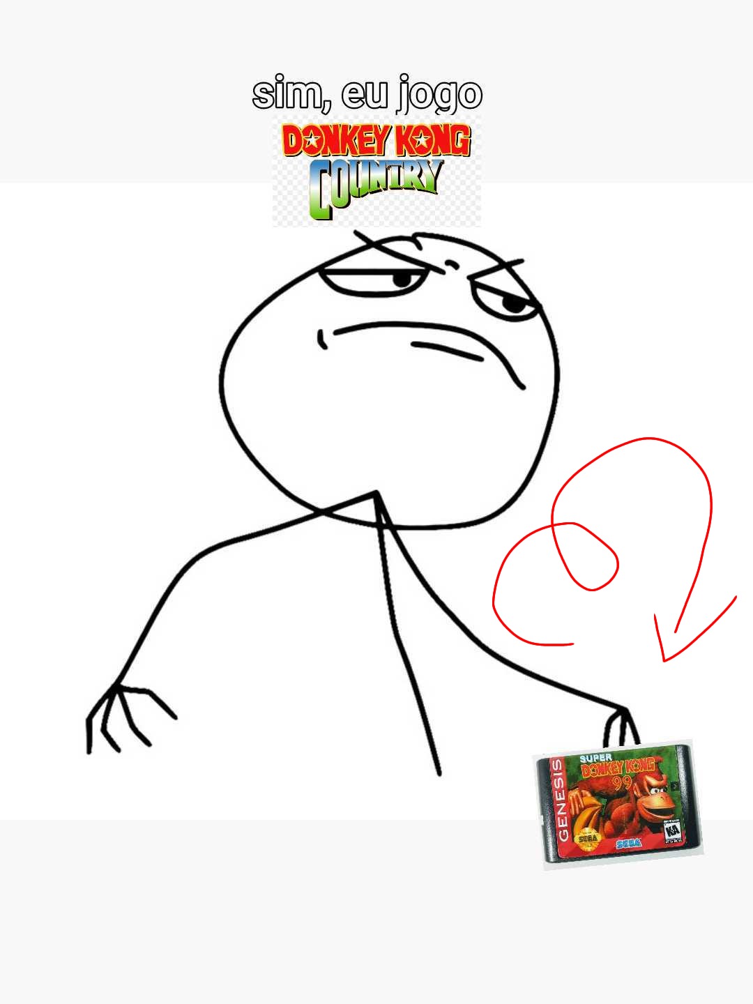 Super rei gorila 99 - meme