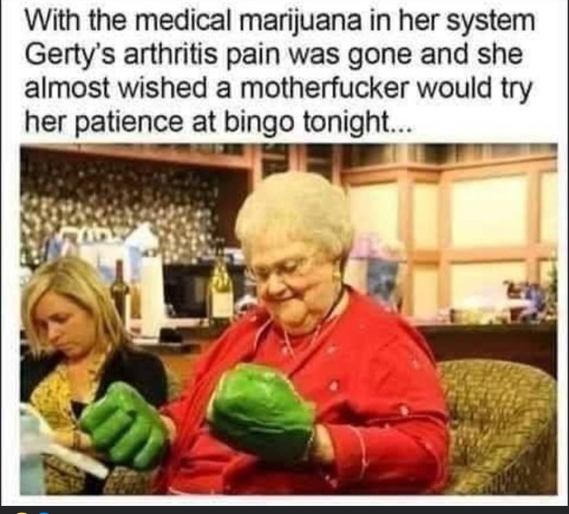 granny can fist me all day - meme