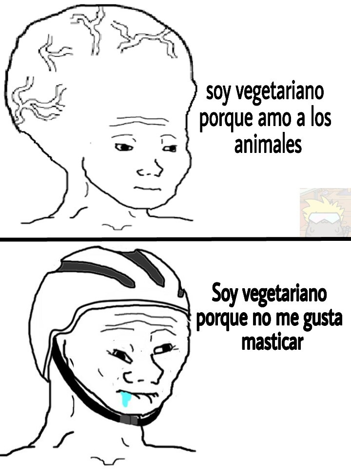 Hay vegetarianos y vegetarianos - meme