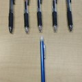 Five black pens