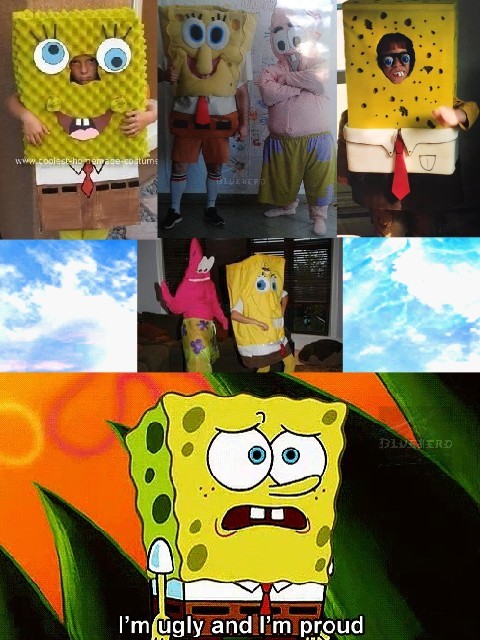 My 4th or 5th annual Ugly spongebob Halloween meme!