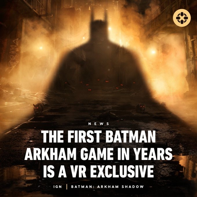 The new Batman arkham game will be a VR exclusive - meme