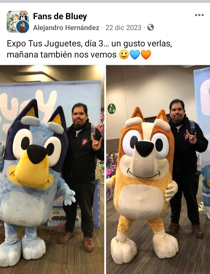 Por eso deberían balacear a los fans de bluey - meme