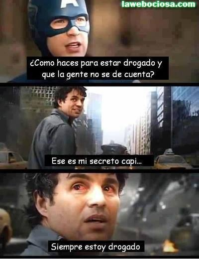 estar drogado en publico meme