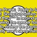 Funny Snapchat prank