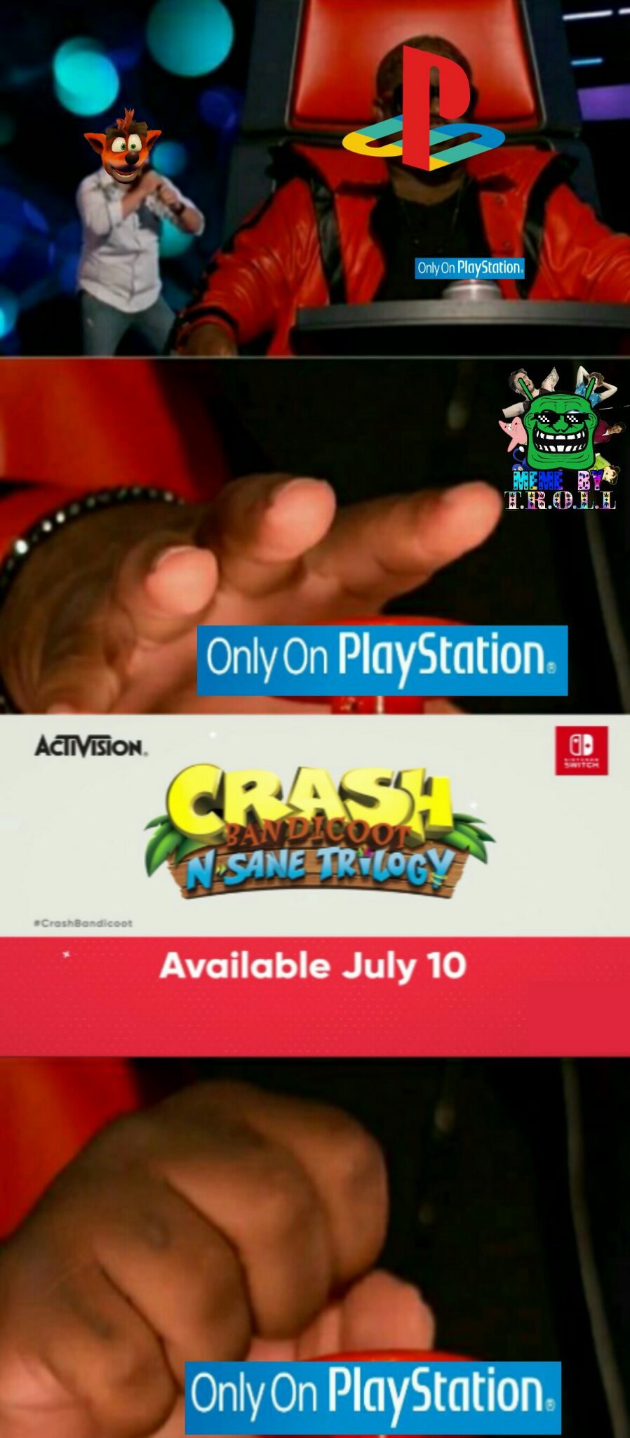 Crash Switchcoot 7u7 - meme