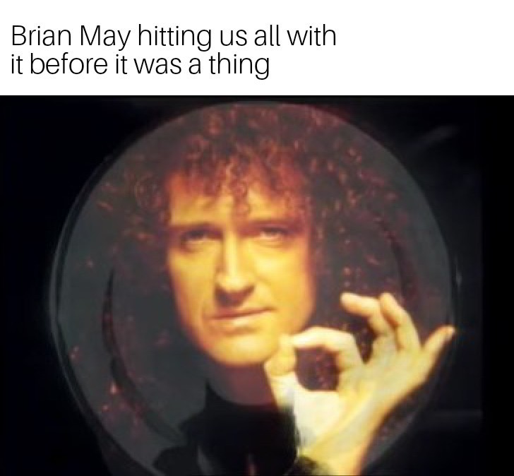 Queen's guitarist - meme